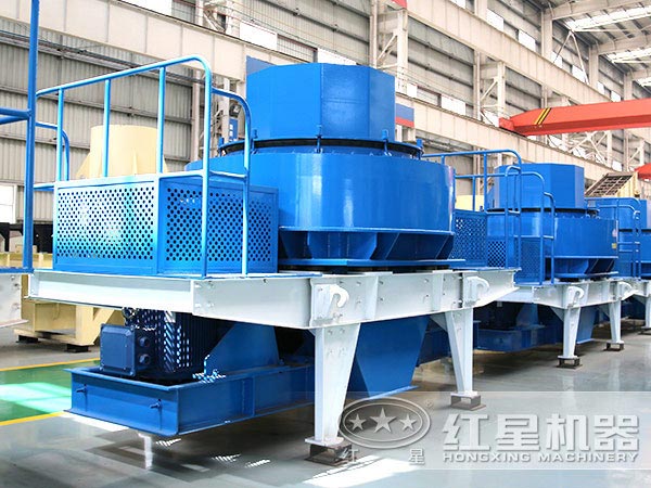 石英砂制砂機(jī)廠(chǎng)家車(chē)間展示