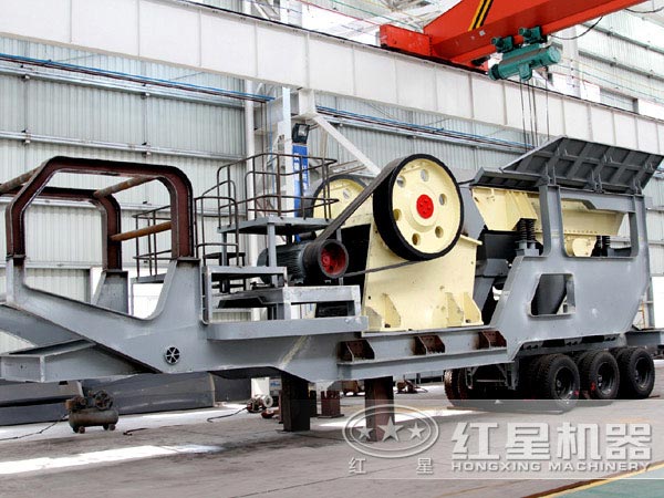 顎式移動碎石機