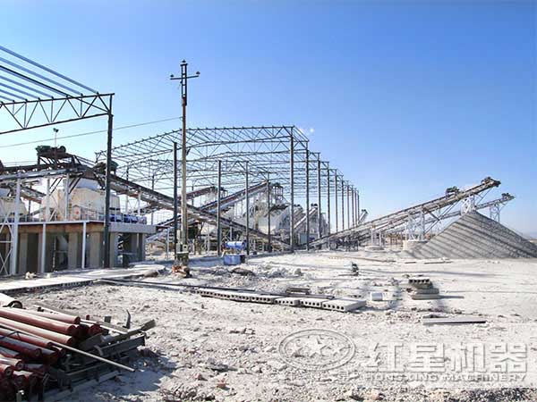 機制砂生產現場 機制砂生產現場