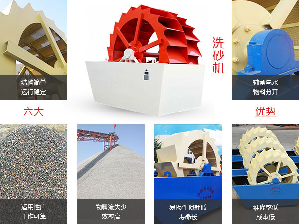 中小型洗砂機的應用優勢