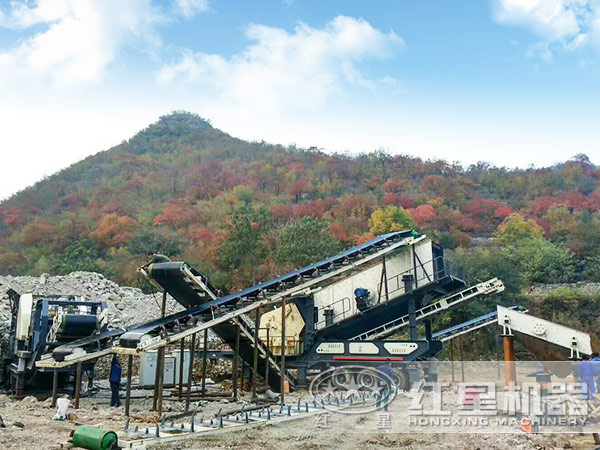 建筑垃圾破碎現場 建筑垃圾破碎現場