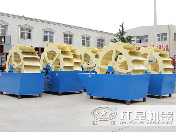 單輪、雙輪洗砂機設(shè)備展示