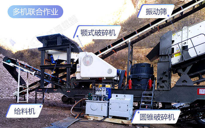 多機聯合作業現場 多機聯合作業現場