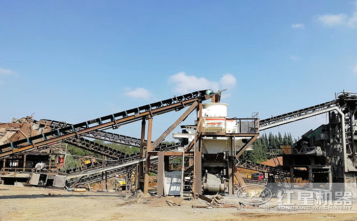 沙石加工現場